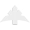 Ekena Millwork Davenport Architectural Grade PVC Gable Bracket, 36"W x 21"H x 2"D x 6"F, 14/12 Pitch GBP036X21X0206DAV00 - alternate 3